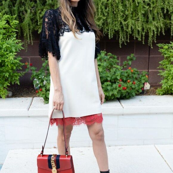 NWT Gucci Lace Lined Dress - Picture 2 of 3